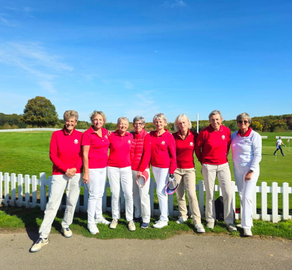 Equipe seniors golf compétition Villarceaux