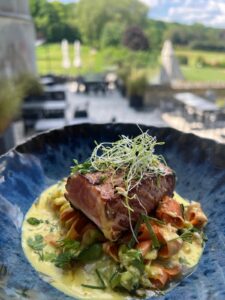 Pièce du boucher en sauce Restaurant Villarceaux